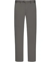 Hiltl Chino Tilo mit Stretchanteil, Slim Straight Fit Grau