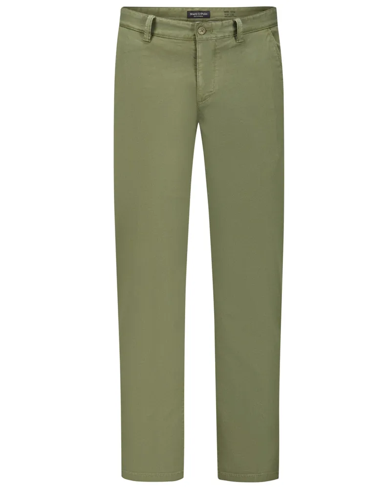 Marc O'Polo Chino Stig, Shaped Fit in Oliv