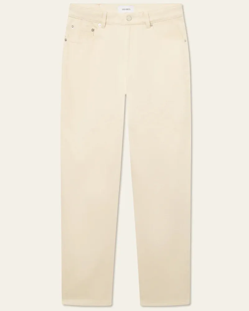 LES DEUX Bequeme Loose-Fit Jeans Ryder in Beige