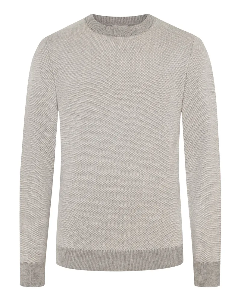 Stenströms Rundhalspullover aus Merinowolle in Beige