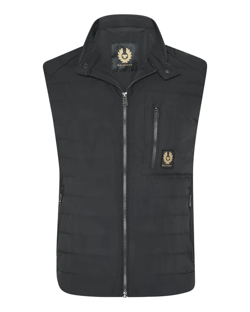 Belstaff Funktionale Daunenweste in 4-Way-Stretch-Qualität in Schwarz