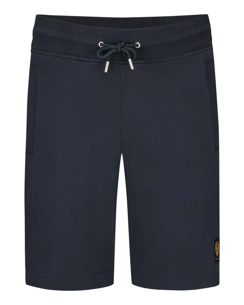 Belstaff Sweatshorts mit Logo-Aufnäher in Marine