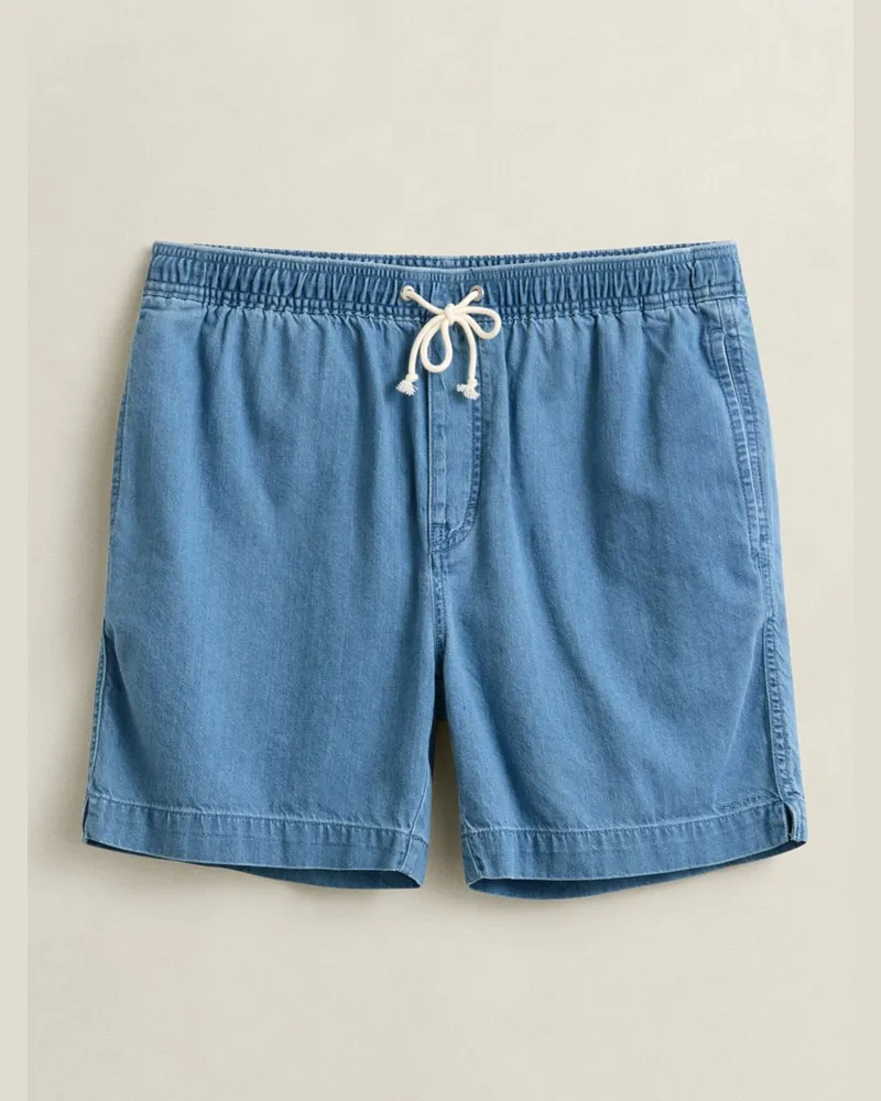 Gant Leichte Denim-Shorts aus Baumwolle, Regular Fit in Denim