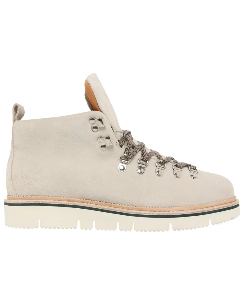 Tom Rusborg Robuste Schnürstiefel aus Leder mit rutschfester profilsohle in Sand