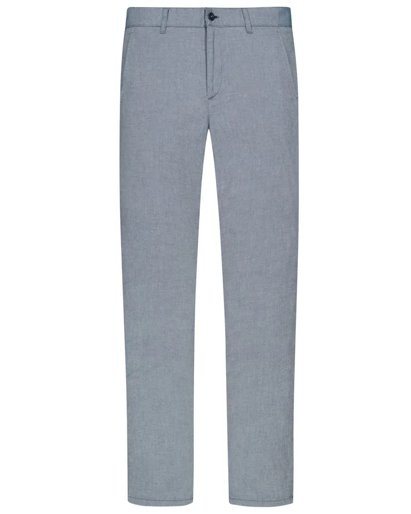 Alberto Chino Lou mit Stretchanteil, Regular Fit in Mittelblau