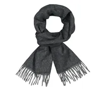 Kaschmirschal in Doubleface-Optik mit Fransen in