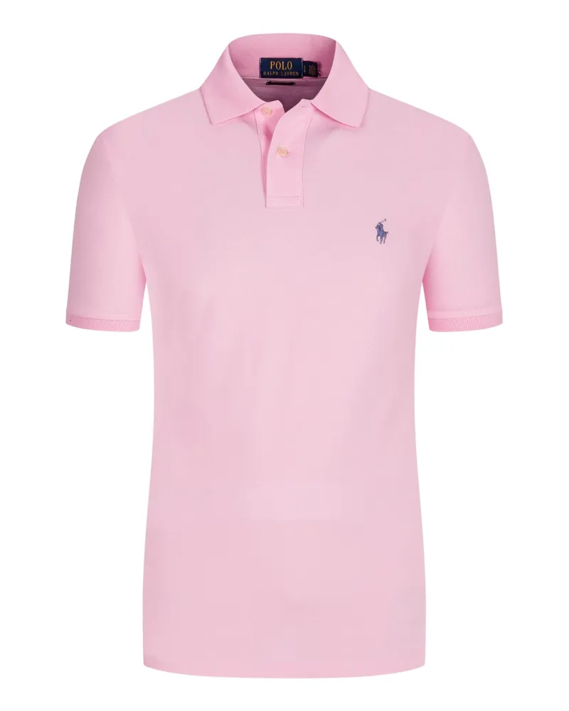 Ralph Lauren Poloshirt Slim Fit in Mesh-Qualität in Rosenrot