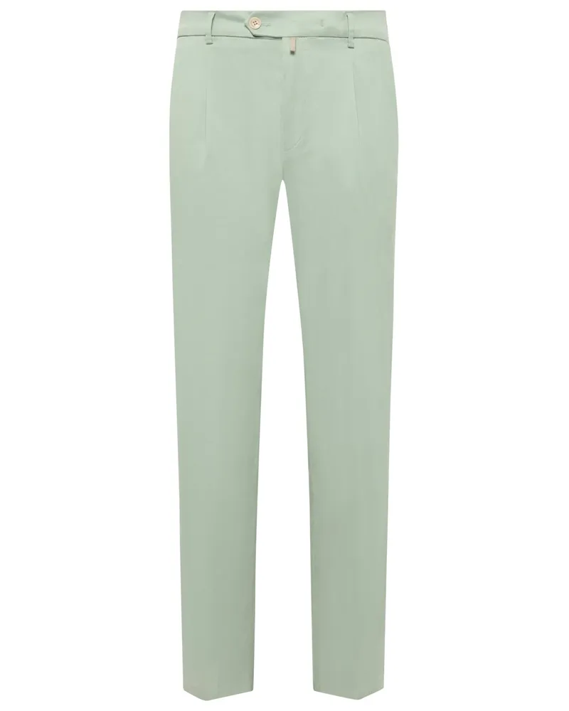 Meyer Hosen 5 Pocket-Hose Milano mit Lyocell-Anteil in Hellgrün