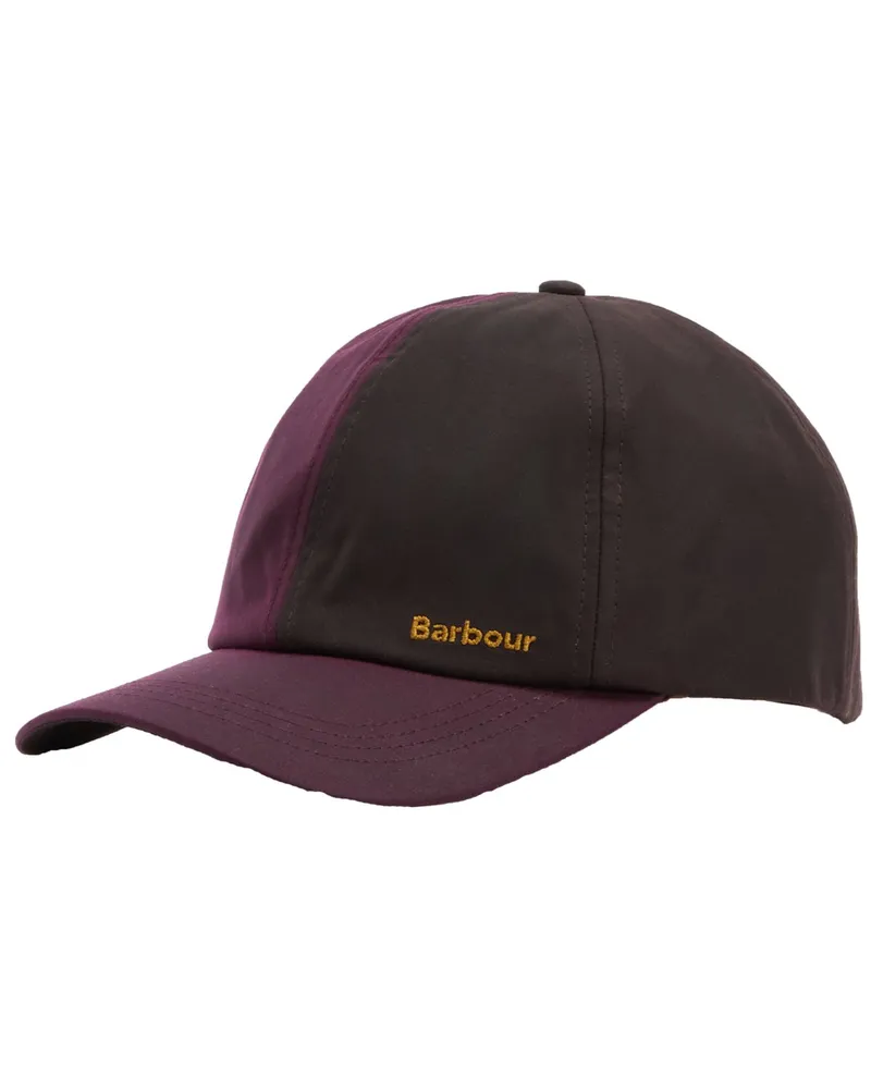 Barbour Damen Cap aus gewachster Baumwolle mit Label-Stickerei in Braun