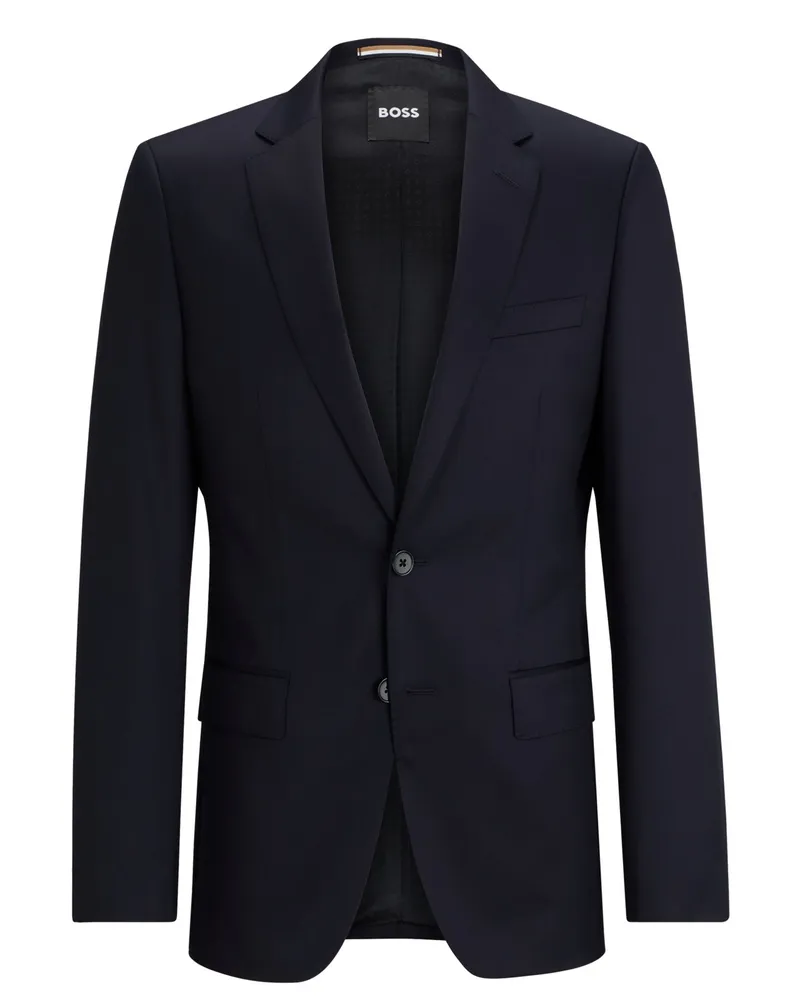 HUGO BOSS Anzugsakko in Super 120 Schurwolle, Slim Fit in Marine