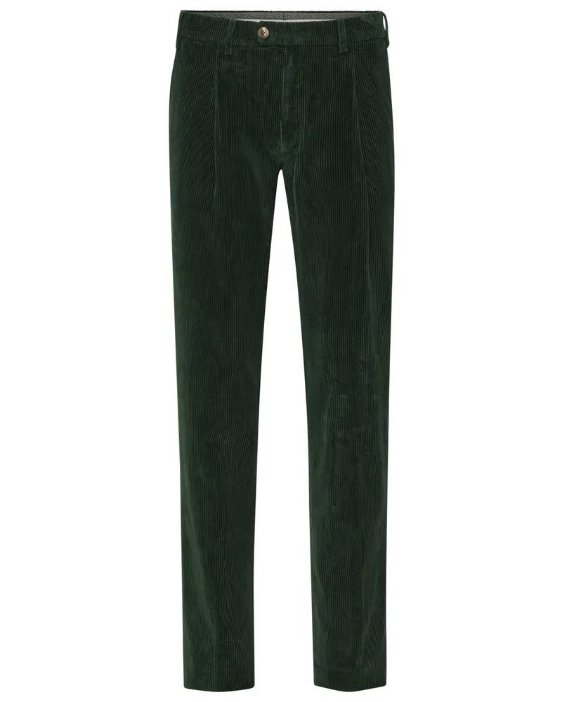 Hiltl Softe Cordhose mit hoher Leibhöhe, Regular Fit in Oliv