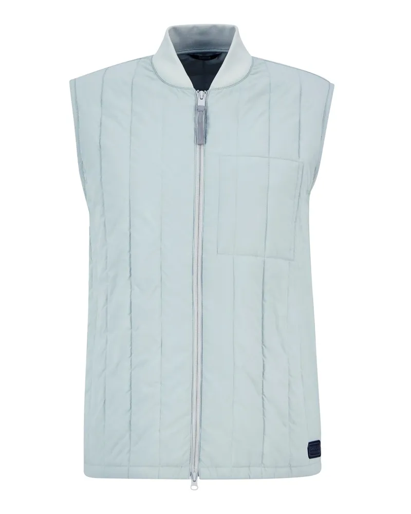 Barbour Leichte Weste mit Streifen-Steppmuster in Grau