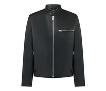 1970er-Jahre inspirierte Track Racer Lederjacke in