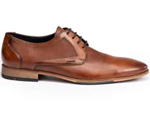Derby-Schuhe Galant aus teilstrukturiertem Leder