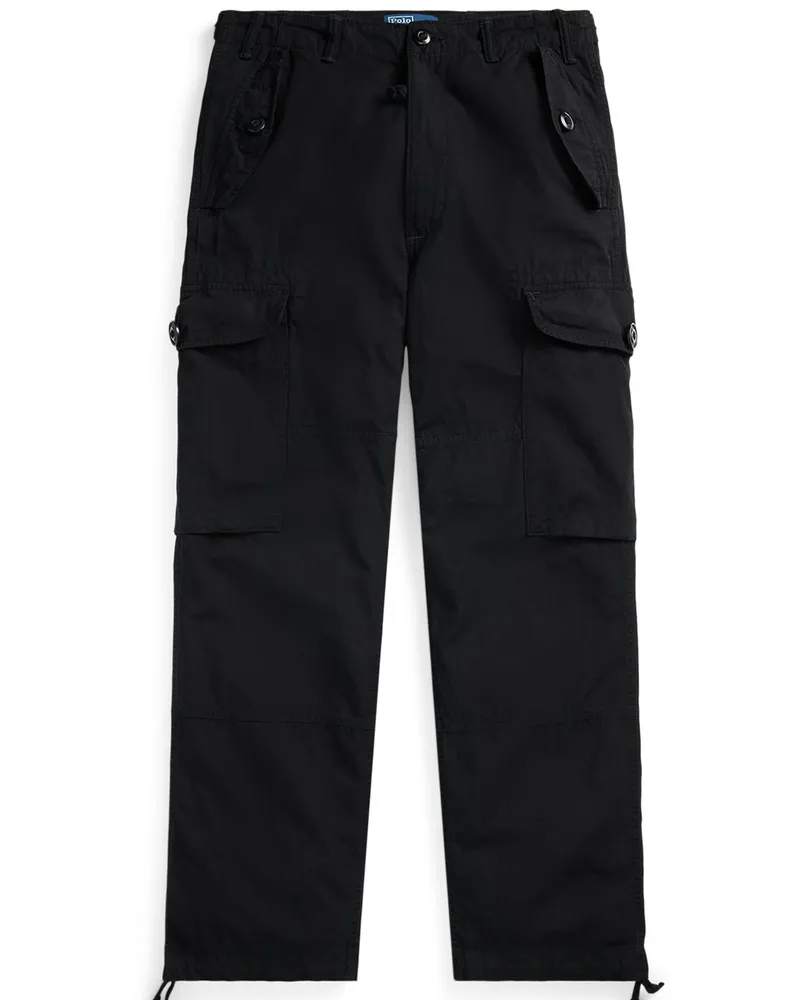 Ralph Lauren Cargohose aus Baumwolle, Big Fit in Schwarz