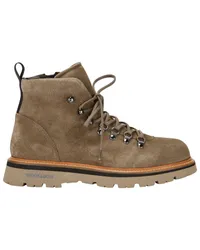 Woolrich City Hiking Boots aus Veloursleder mit Profilsohle Hellbraun