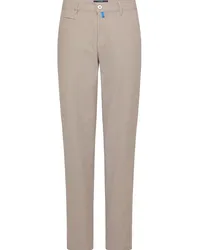 Pierre Cardin Chino Lyon mit filigranem Muster, Modern Tapered Fit Beige