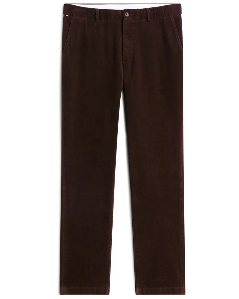 Tommy Hilfiger Cordhose Denton mit Stretchanteil, Slim Straight Fit in Dunkelbraun