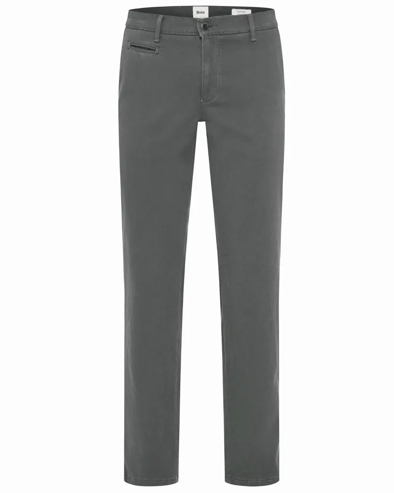 Brax Hi Flex Royal Garbadine Chino Fabio, Modern Fit in Grau