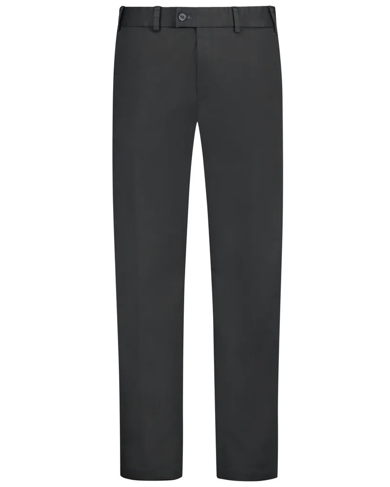 Hiltl Chino Tilo mit Stretchanteil, Slim Straight Fit in Schwarz