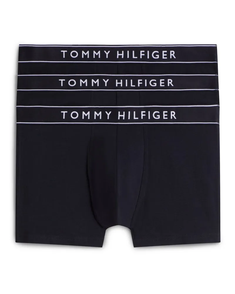 Tommy Hilfiger 3er-Pack Boxer Trunks mit Stretchanteil und Label-Bund in Marine