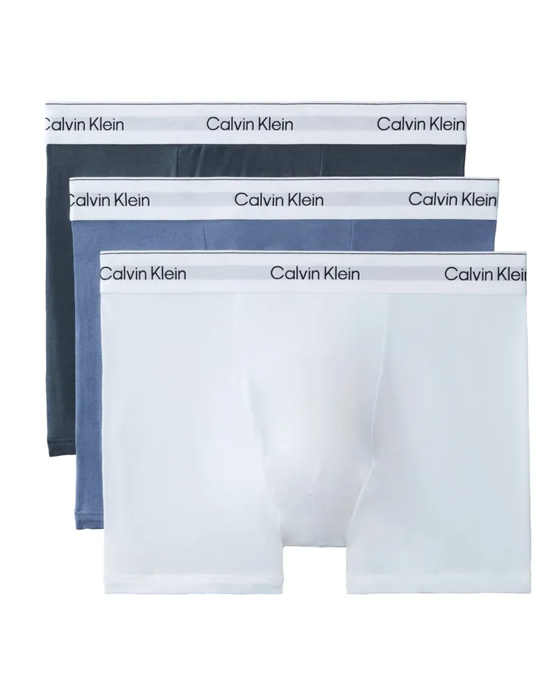 Calvin Klein 3er-Pack Relaxed Fit Boxer Trunks mit Stretch in Multicolor