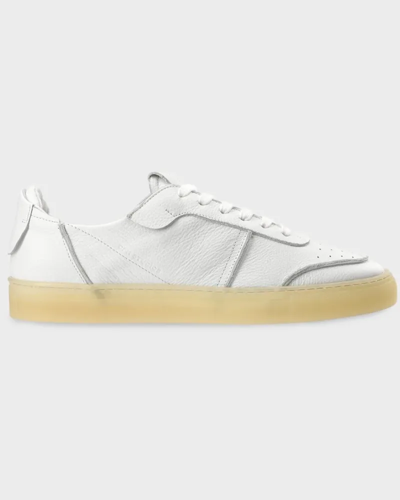 Copenhagen Glattleder Sneaker im Retro Tennis Court-Look in Weiß