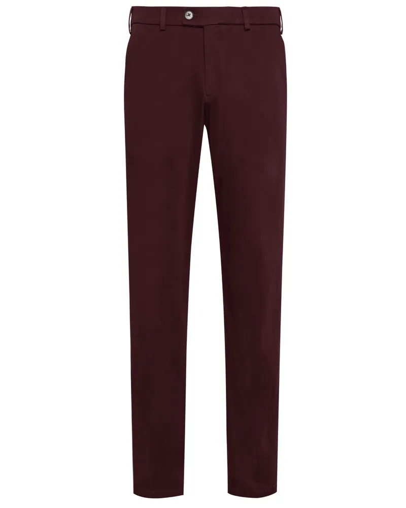 Hiltl Softe Chino Tilo I mit Stretchanteil in Hellrot