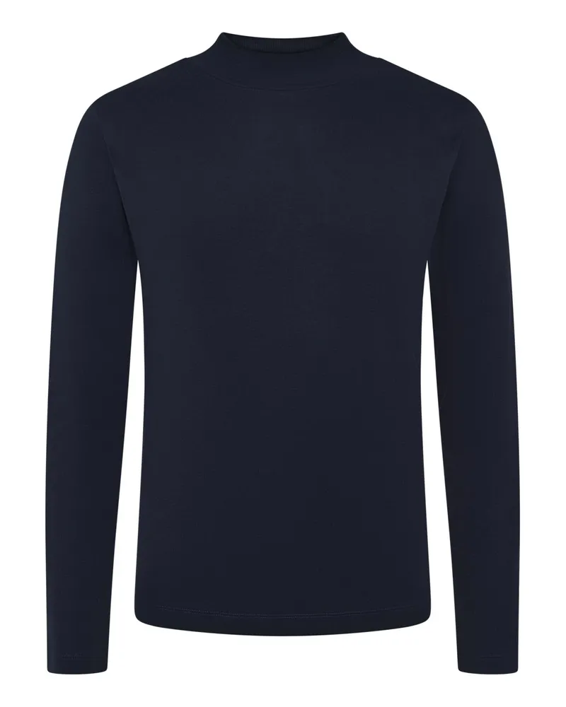 Stefan Brandt Edles Turtleneck-Longsleeve aus STEFAN BRANDT SEA ISLAND®️Baumwolle, Regular in Marine