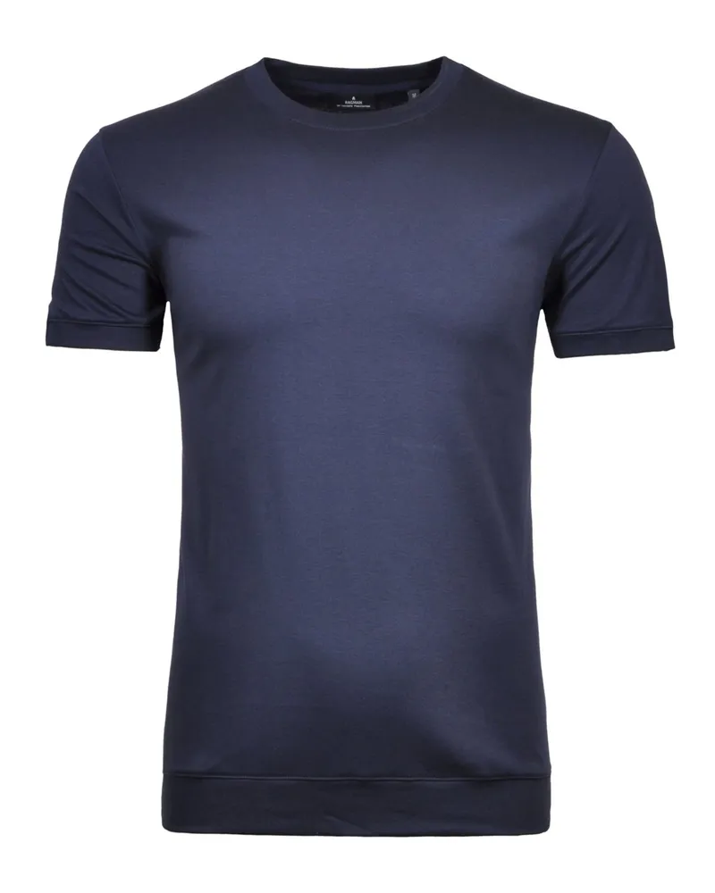 Ragman Softes und glattes T-Shirt aus Pima-Baumwolle in Marine