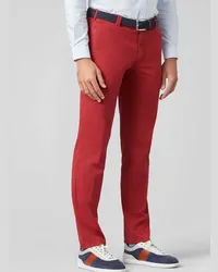 Meyer Hosen Chino aus einem Baumwollgemisch, Modern Fit Rot