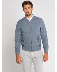 Schneiders Blouson mit Leinenanteil Hellblau