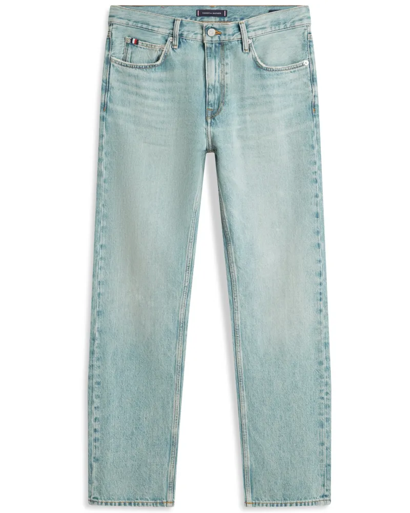 Tommy Hilfiger Jeans Dover aus Baumwolle im Bleached-Look, Regular Straight Fit in Hellblau