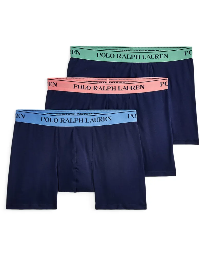 Ralph Lauren 3er Pack Boxershorts mit Stretchanteil in Marine