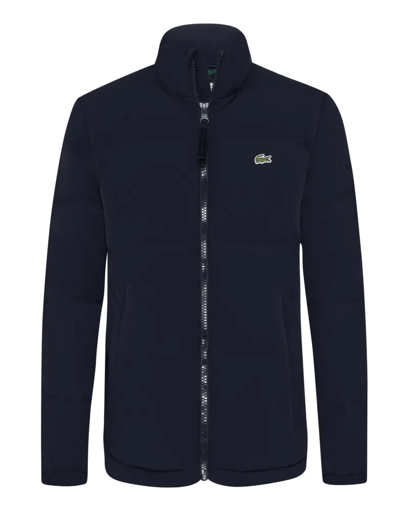 Lacoste Wasserabweisende Daunenjacke mit in Kargen integrierter Kapuze in Marine
