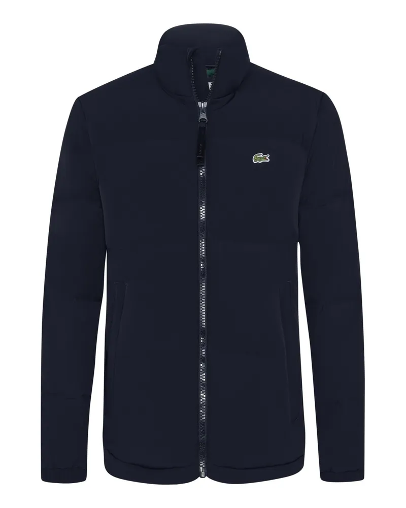 Lacoste Wasserabweisende Daunenjacke mit in Kargen integrierter Kapuze in Marine