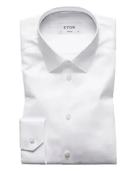 Eton Hochwertiges Hemd, Super Slim Weiß