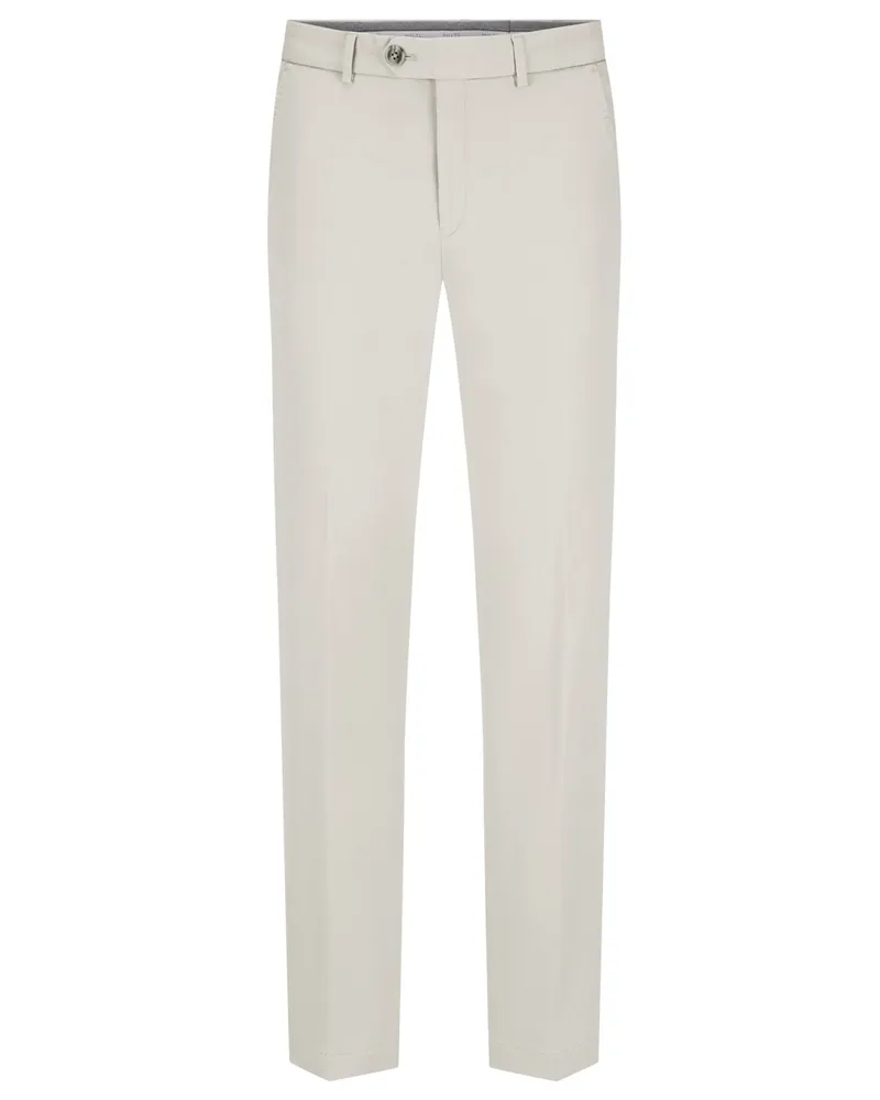 Hiltl Chino Tourist mit Stretchanteil, Slim Fit in Kreide