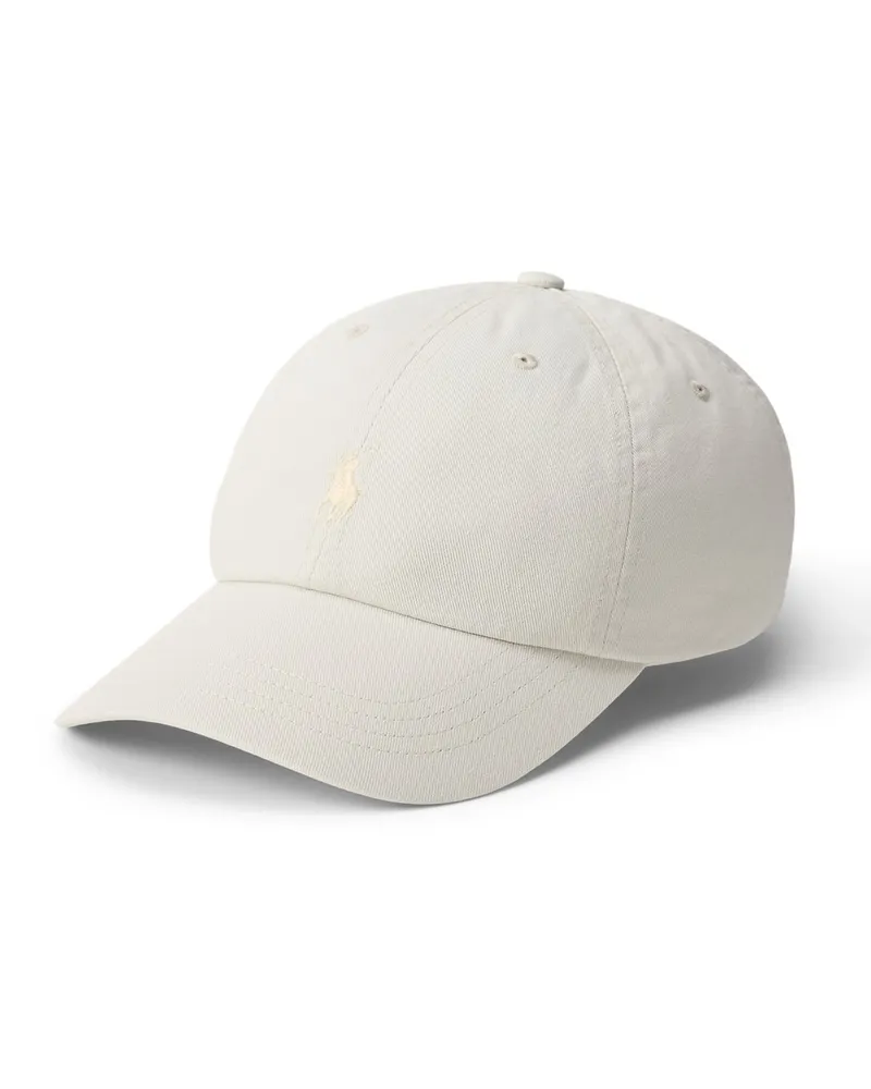 Ralph Lauren Cap aus Baumwoll-Twill mit Pony-Stickerei in Graublau