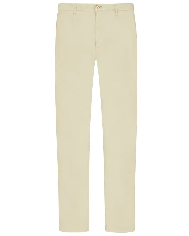 Alberto Chino Rob mit Lyocell und Stretch-Anteil, Slim Fit in Kreide