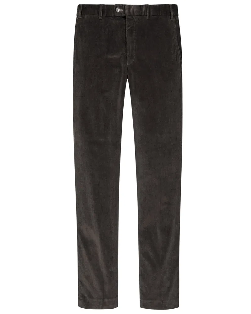 Hiltl Cordhose Tilo I aus edlem Genua Cord, Slim in Dunkelbraun