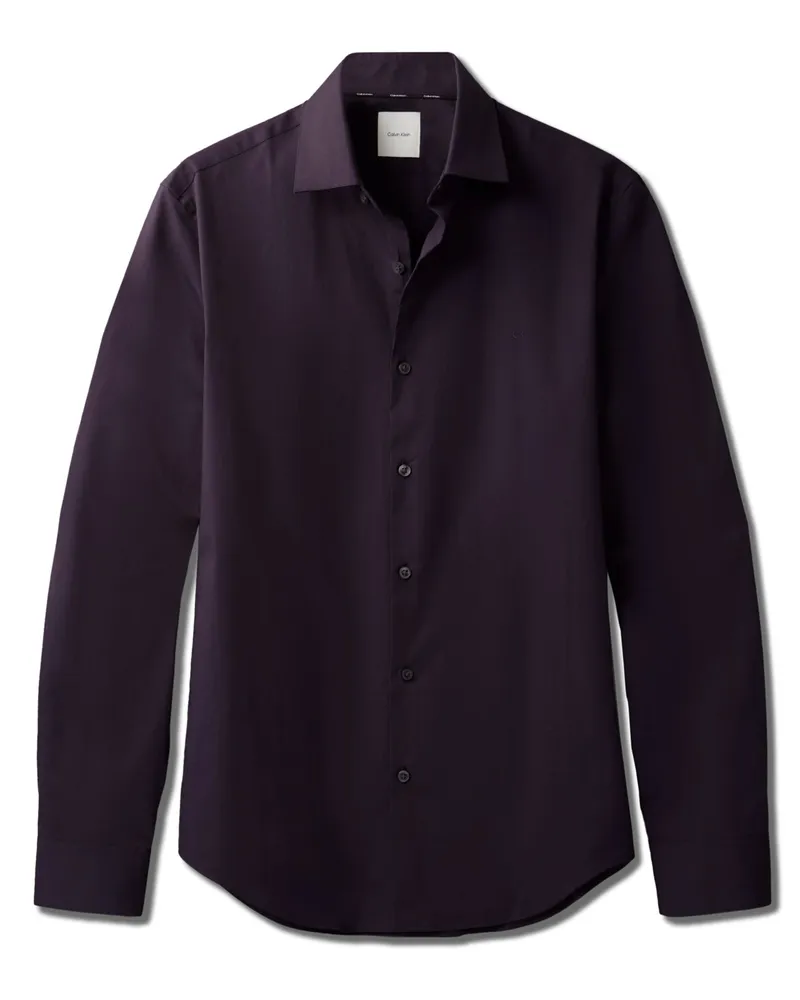 Calvin Klein Hemd mit Stretchanteil, Slim FIt in Marine
