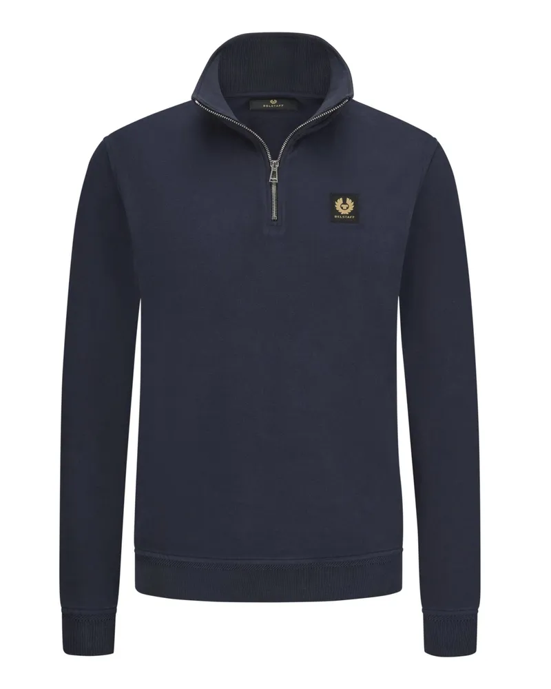 Belstaff Sweat-Troyer aus Baumwolle mit Logo-Aufnäher in Marine