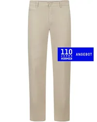 Brax Leichte Chino Fabio mit Stretchanteil und Pepita-Muster Sand