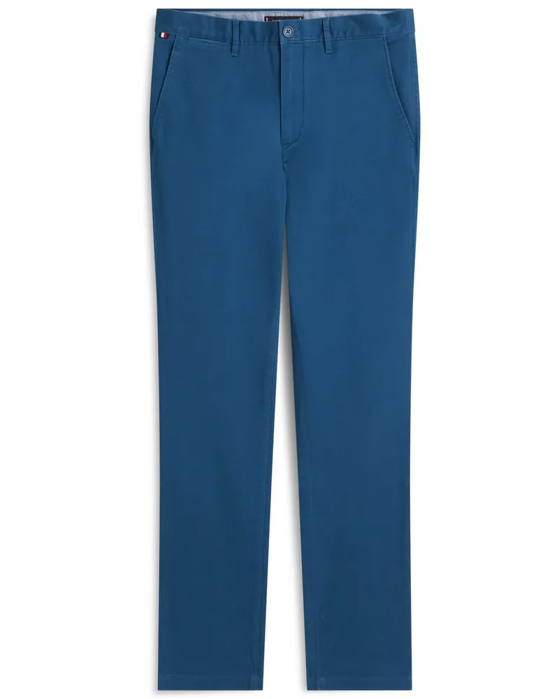 Tommy Hilfiger Twill-Chino Denton mit Stretchanteil, Slim Straight Fit in Denim