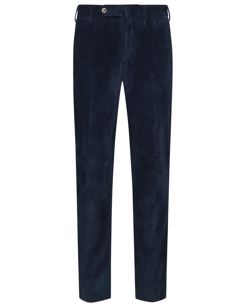 PT TORINO Softe Cordhose mit Stretchanteil, Slim Fit in Marine