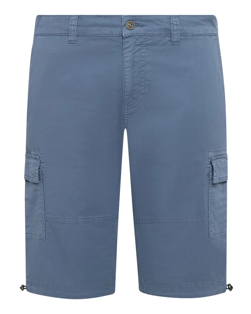 Eurex by Brax Cargoshorts aus dehnbarem Baumwollgewebe, Regular Fit in Blau