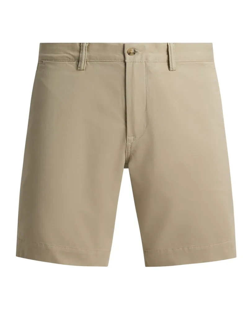 Ralph Lauren Bermudashorts Bedford mit Stretch und Pony-Stickerei, Stretch Slim Fit in Khaki