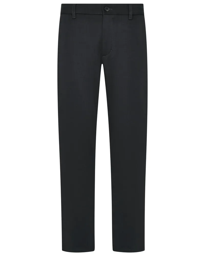 Marc O'Polo Chino Morot Jogger aus weichem Interlock-Jersey, Tapered Fit in Schwarz