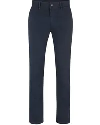 HUGO BOSS Chino mit Stretchanteil, Slim Fit Marine